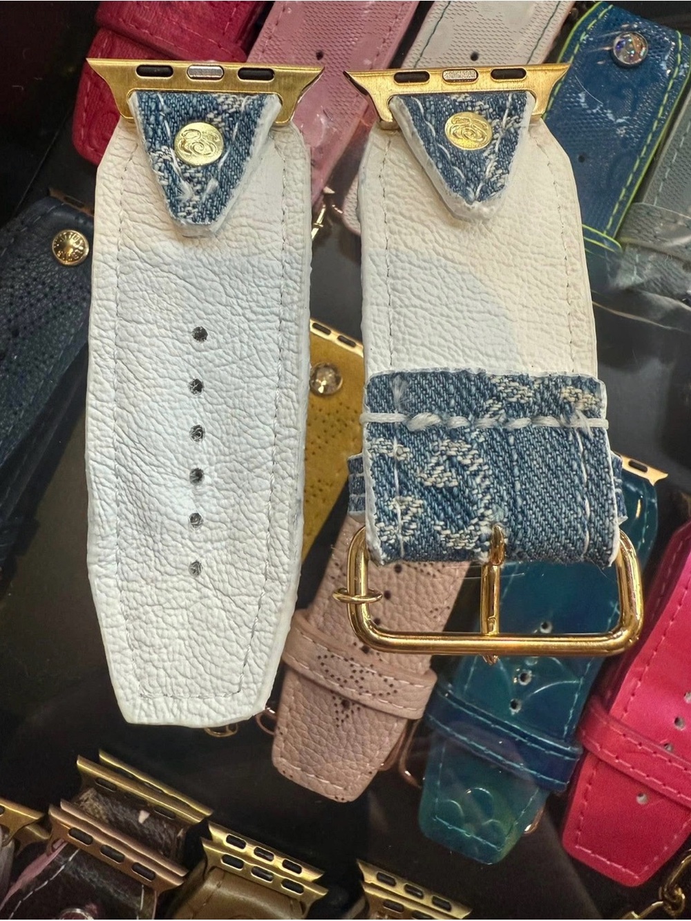 Denim Apple Watch Band - Blue - Picture 2 of 2